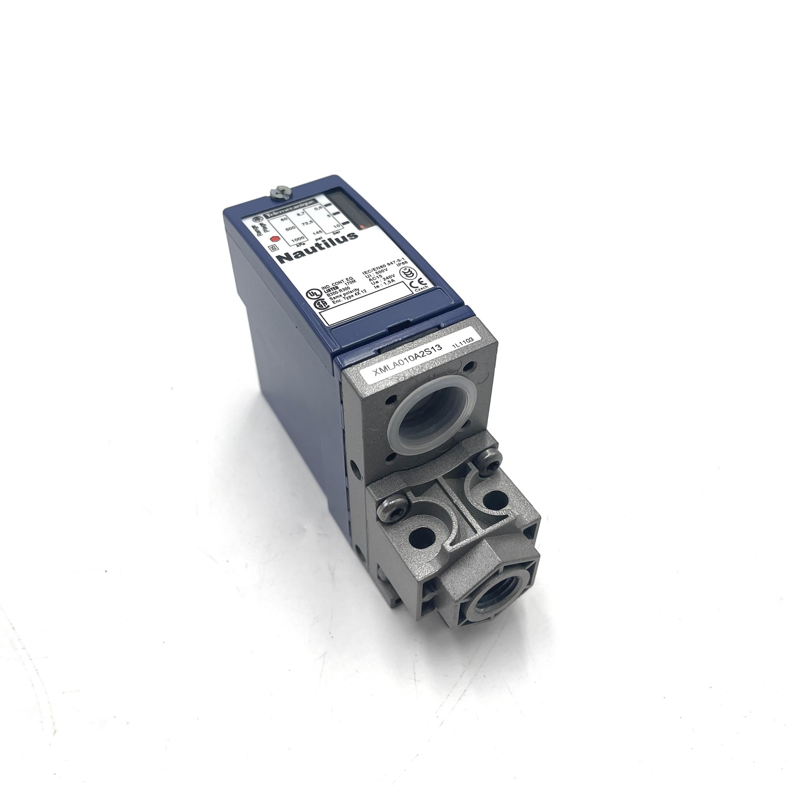 Pressure Switch XMLA010A2S13 Telemecanique -0.6 - 10bar Nautilus