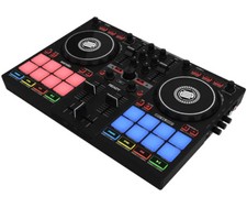 Reloop Ready  Compact 2-Deck DJ Controller for Serato  16 RGB Pads  Scratch