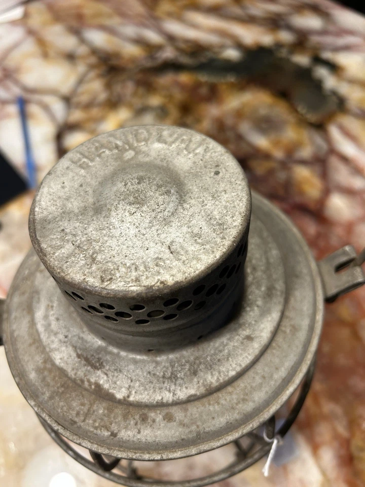 Lanterna antiga de querosene para ferrovia - Imagem 4 de 4