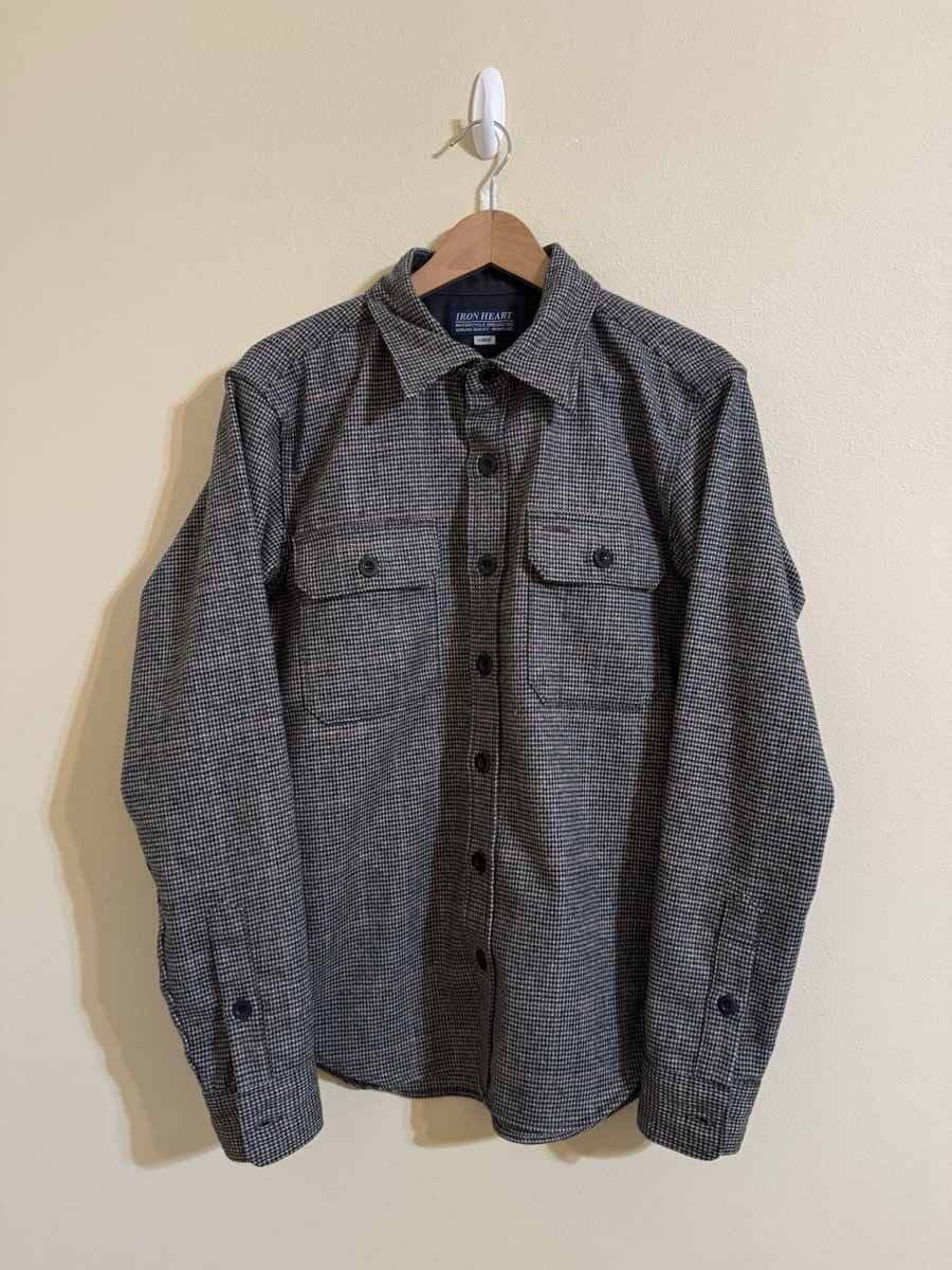 Iron Heart x Division Road Fox Brothers Flannel Button Up Shirt