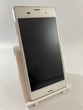 Sony Xperia Z3 White 16GB 5.2" Android Waterproof Smartphone Cracked Faulty #B