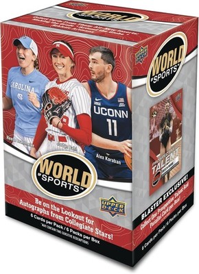 Upper Deck World of Sports Volume 1 Blaster Box 1.33425 cubic inches, Multi