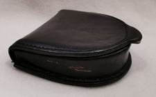 Portamonete uomo a tacco in cuoio, lavorazione artigianale - VINTAGE