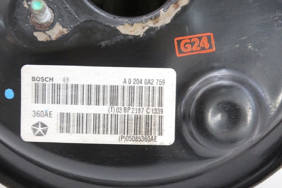 Amplificador de potencia de freno Dodge AVENGER 05085360AE BOSCH 2.0 115 KW 156 CV ABS gasolina Foto 2 de 3