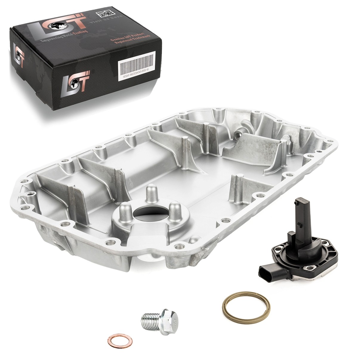 Oil Sump + Level Sensor for Audi A4 A6 A8 Skoda Superb VW Passat 3B 2.4 2.7 2.8