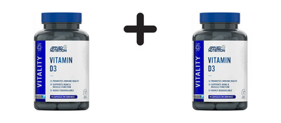 2 x Applied Nutrition Vitamin D3 (90 Caps) Unflavoured (145,51 EUR/kg)
