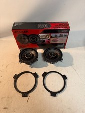 KICKER 51KSC404 KS-Series 4" Coaxial Speakers with .5" tweeters, 4-Ohm, Pair