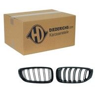 DIEDERICHS SPORT GRILL KÜHLERGRILL NIEREN SCHWARZ GLÄNZEND passend für BMW F34