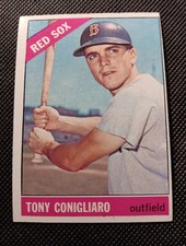 1966 Topps - Tony Conigliaro #380. Red Sox. off center. EX