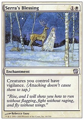 Serra's Blessing ~ Ninth Edition [ PLAYED ] [ Magic MTG ]