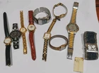 Lot of 10 Vintage Watches for Repair or Parts ~ Timex Gruen Wristwatches