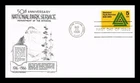 DR JIM STAMPS US COVER NATIONAL PARK SERVICE 50TH ANNIVERSARY FDC ARISTOCRATS