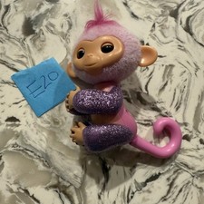 Wowee Fingerlings Interactive Baby Monkey Charli Purple  Pink Works