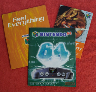 Nintendo 64 1997 Nintendo Werbehefte 1997 Mario Mario Kart Zelda Lylatwars
