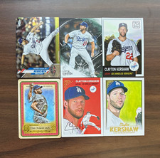 Topps Los Angeles Dodgers Clayton Kershaw 2020 Gallery/70th 6-Card Lot #75