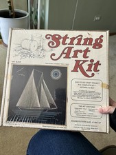 McCulla Crafts String Art Kit Sailboat Moon Birds NOS Unopened Sealed
