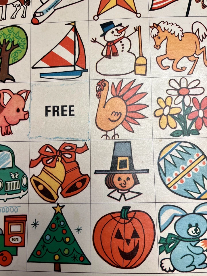 JUEGO DE MESA DE BINGO TING A LING CADACO 1968 VINTAGE 4 TABLEROS solamente Foto 4 de 4