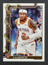 2025-26 Topps Holiday Basketball H15 Miles McBride - New York Knicks