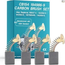 Carbon Brush Replacement Part Exact Fit for Most Types of Products (Chain Saw