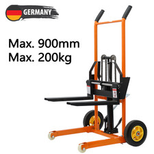 Plattformstapler Hochhubwagen Hydraulik Deichselstapler Stapler 90cm DE