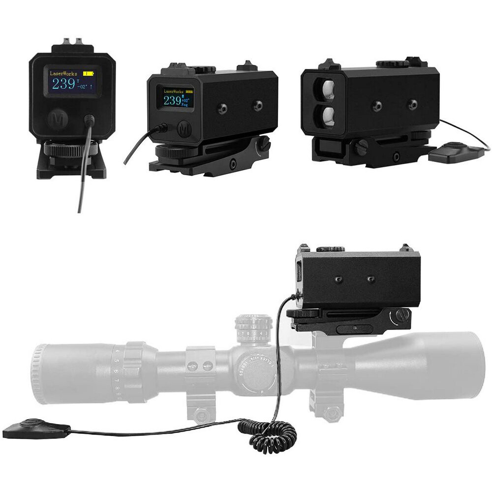 LE-032 Laser Rangefinder Rifle Aim Scope Laser Telescope Bow