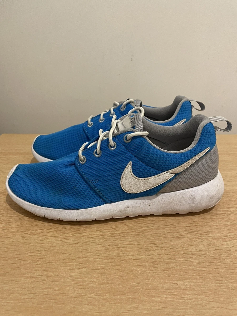 nike roshe run ladies blue running trainers size UK 4 eBay