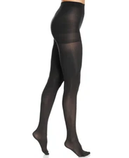 Hue Women's Opaque Control Top Tights Black 3