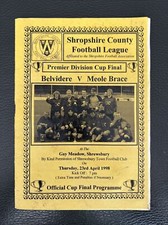 23.4.1998. Belvidere v Meole Brace (Shropshire County Premier Div Cup Final).