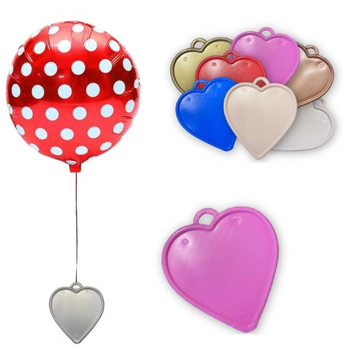 Balloon Weights Assorted Colours Helium Balloons Plastic Shape Reusable Item UK - Picture 23 of 54