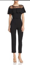 ADRIANNA PAPELL JUMP SUIT/BLACK/SIZE 22W/INSEAM29'/RETAIL$169/NEW WITH TAG/BLACK