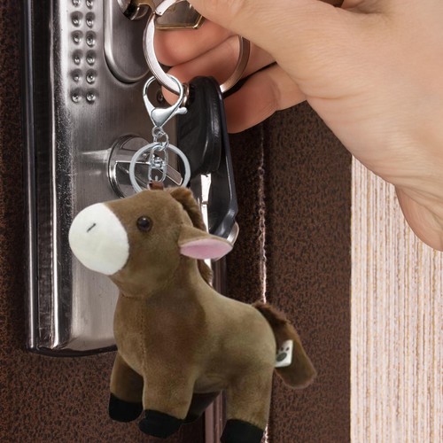 1pc Plush Doll Pendant Cartoon Stuffed Pony Foal Plush Horse Keychain Pendant - Picture 11 of 14