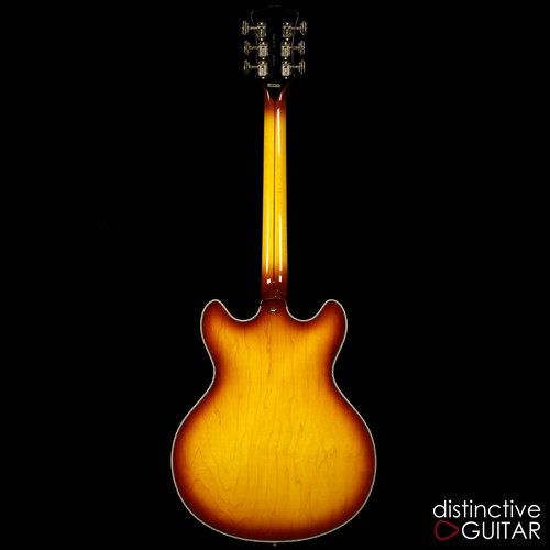 BRAND NEW D'ANGELICO EXCEL DC XT ICED TEA BURST QUILT TOP HH SEMI HOLLOW GUITAR - Picture 7 of 12