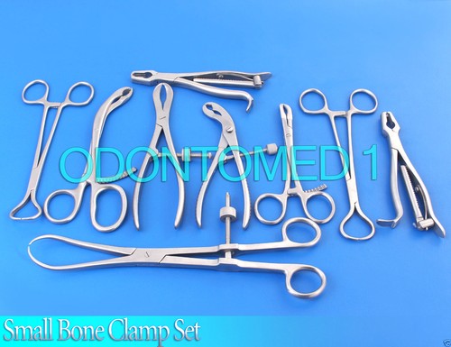 Small Bone Clamp Set Orthopedic Instruments Ds-1124 - Picture 3 of 3