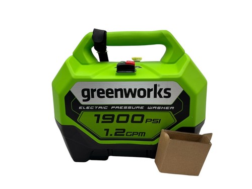 Greenworks 1900 PSI Electric Pressure Washer Kit w/Surface Cleaner GPW1901SC (OB - Picture 4 of 14