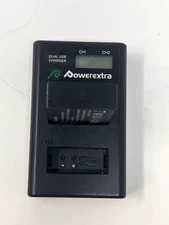 Powerextra Dual USB BATTERY Charger  DS-LPE12 W/BATTERY LP-E12