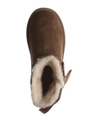 PAWZ By Bearpaw Amelia Women's Size 10 Hickory 220 Genuine Suede