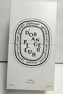 Diptyque D'ORANGER FLEUR Sablier, Hourglass Diffuser 75ml/2.5oz *NIB*