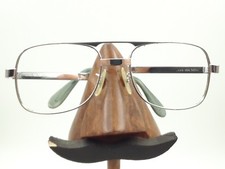 Vintage Universal UF150 Silver Metal Square Pilot Pilot Sunglasses Frames USA