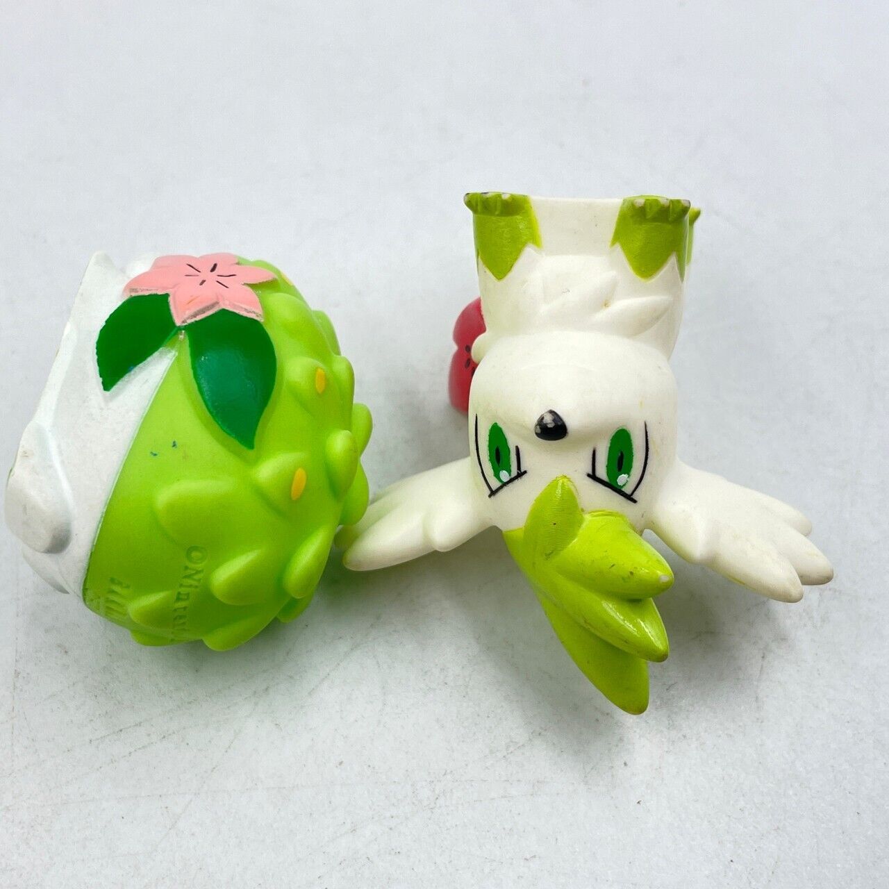 2Pcs Japan Nintendo BANDAI Pokemon Shaymin Forms Finger Puppet Figure Kid  Toy