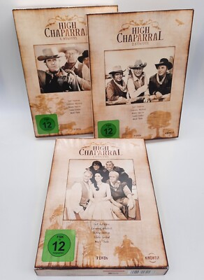 HIGH CHAPARRAL   Staffel 1+2+3    TOP Zustand   21 DVD's   vom Bonanza Erfinder!