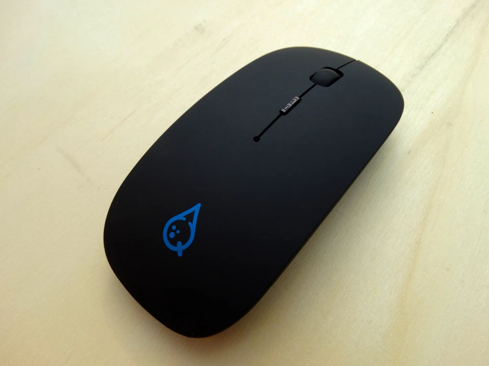 Bluetooth Maus Wireless Akkubetrieben 1600DPI Kabellos Flach Apple Mac iOS - Bild 2 von 4