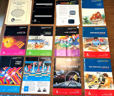 ATARI Vintage Game  Computer Manuals Lot of 11 Please See Pictures For Details