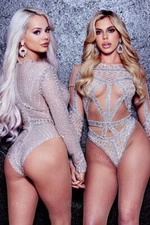 Blonde Elsa Jean Allie Nicole Curvy Girl Model Photo Risque 4x6 Art Print A3882