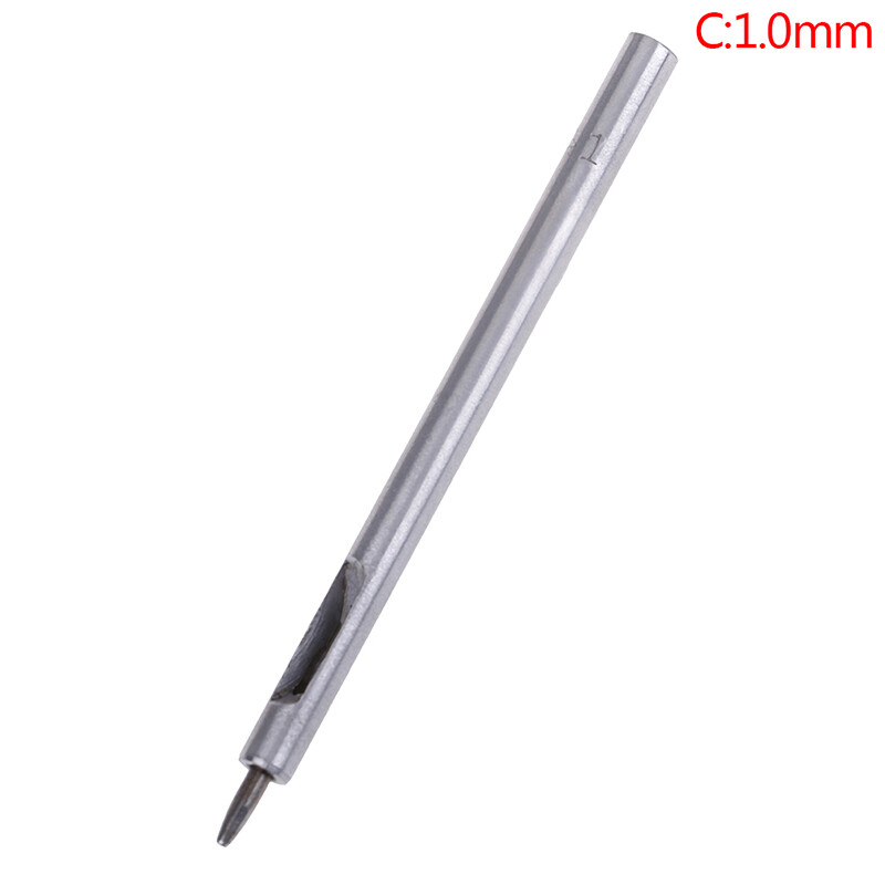 DIY Belt Punching Leather Hole Punch Hollow Drilling Tool Craft Leather