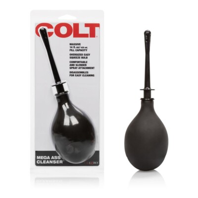 Cal Exotics COLT Mega Ass Cleanser Black Hygiene Douche Cleaning System