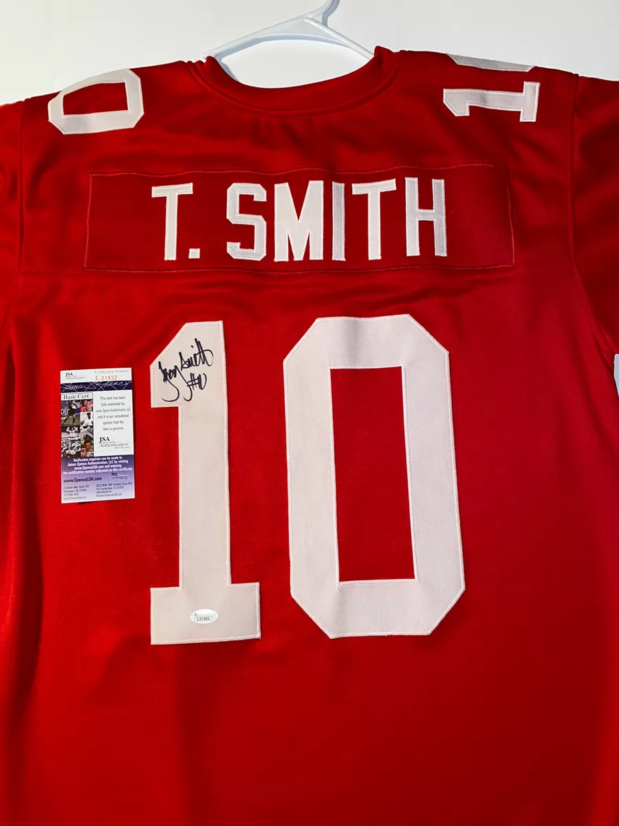 Troy smith hotsell autographed jersey