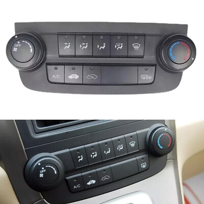 A/C Heater Temperature Climate Control Button Panel For 2007-2011 Honda CR-V CRV