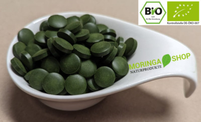 500 g Bio Chlorella Tabletten Presslinge je 500 mg ohne Zusätze (1000 Stück)
