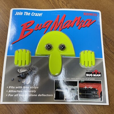 Kenco BUG MAN  Green BUG MANIA  Kilroy Was Here BugMania Stone Deflector