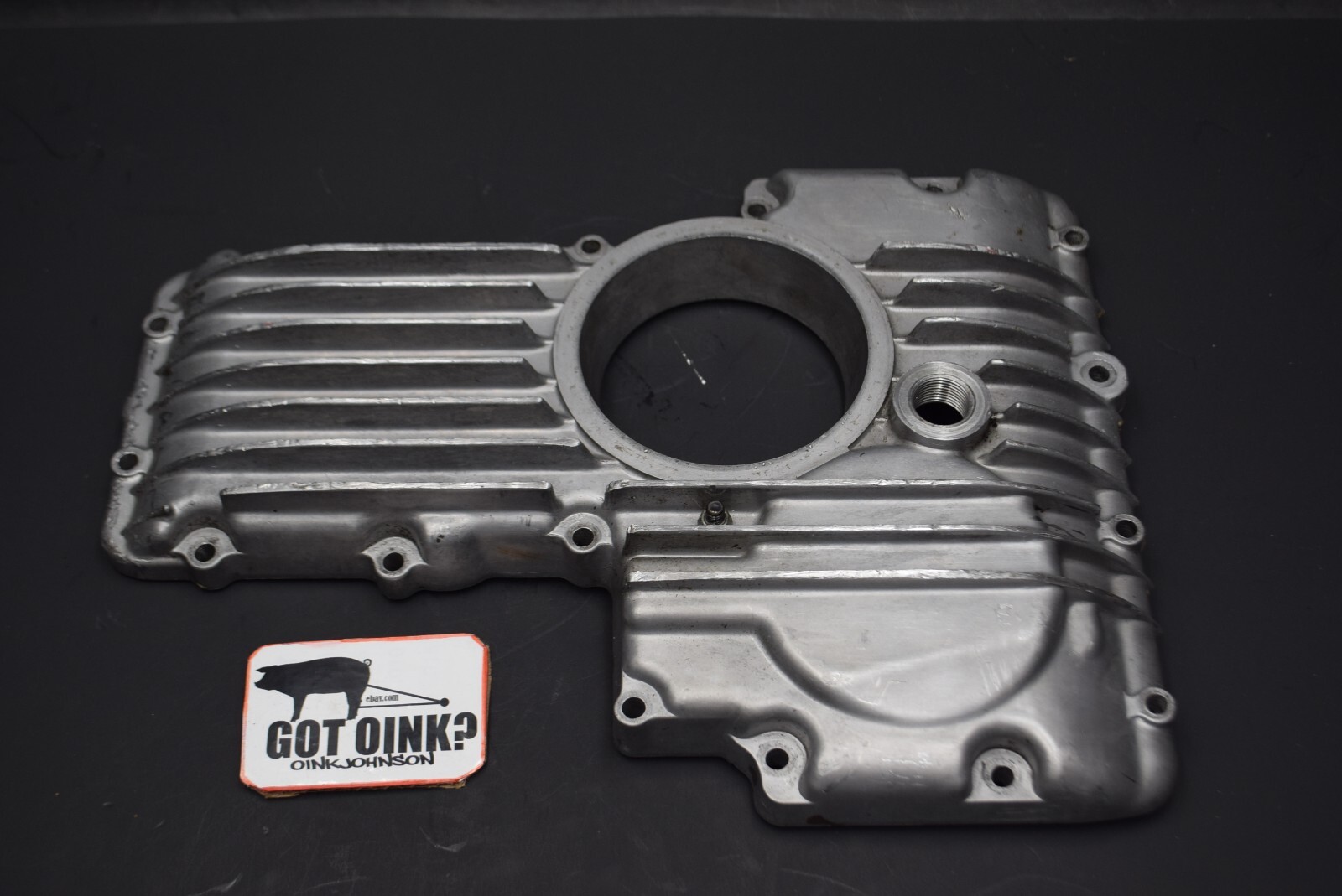 Dragbike KZ Z1 Oil Pan w/Gate Nice! Vintage Drag Bike 900 1000 Racing